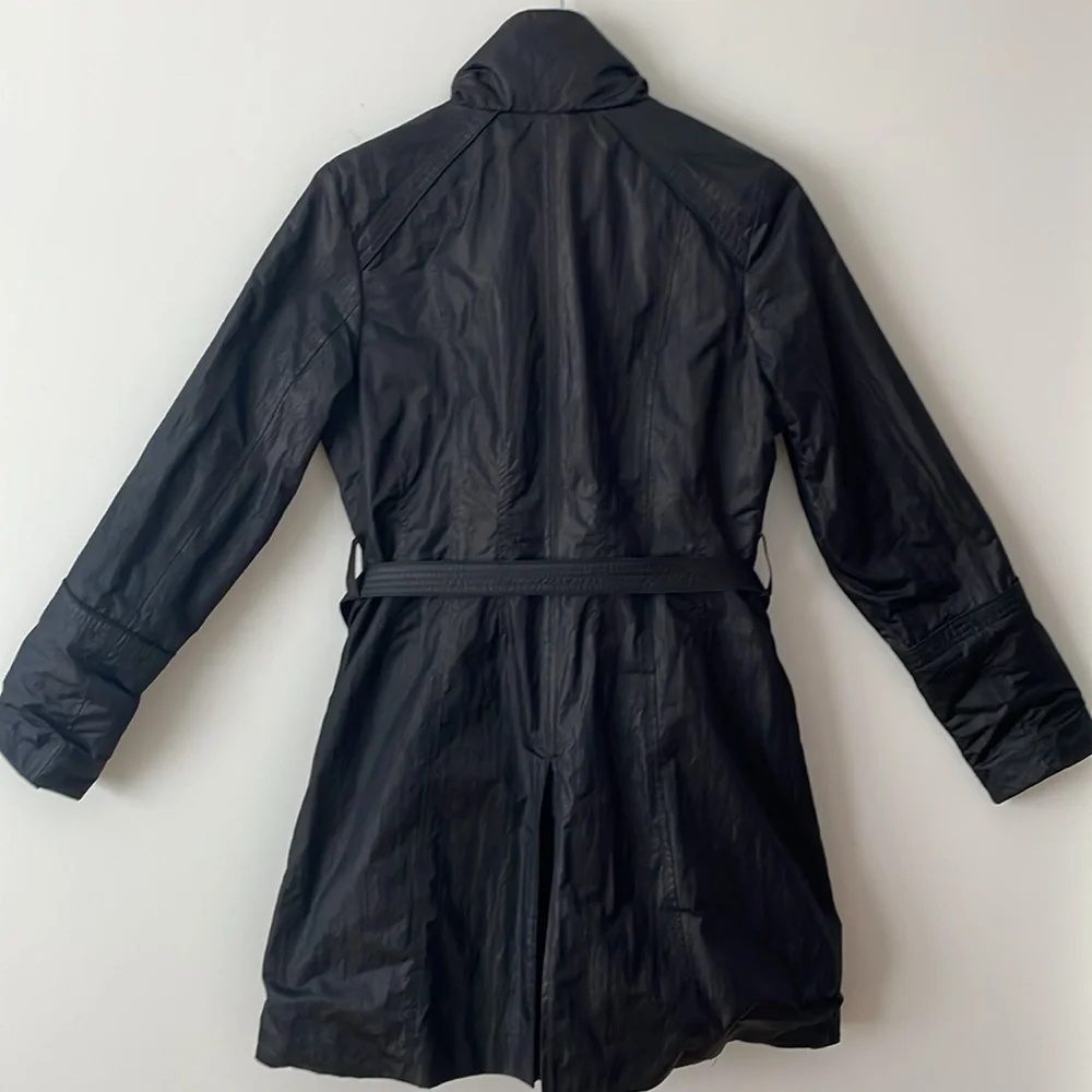 Marc New York black trench coat - Picture 3 of 4